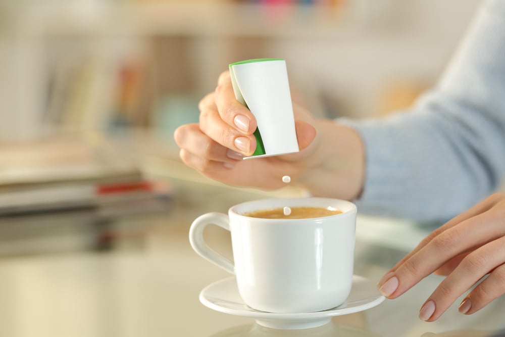 Use sugar-free pellets to sweeten your coffee. (Shutterstock)