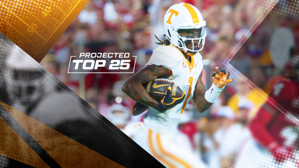 Tomorrow's Top 25 Today: Tennessee in top five, Michigan jumps big in college football rankings